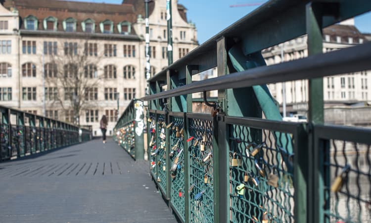 Zurich's Bridge of Love to reopen to the public on December 8