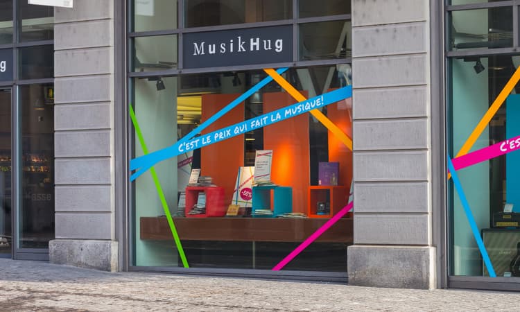 Musik Hug: Find us a new shop in Zurich, get a free 13.000-franc piano!