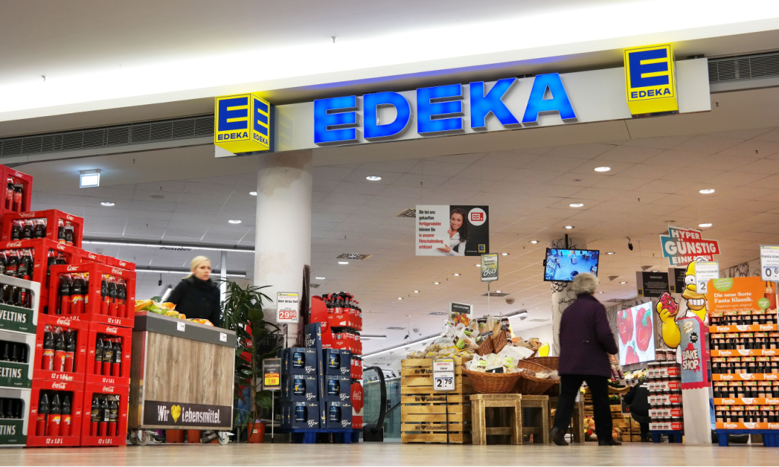 Edeka supermarket strike in Germany