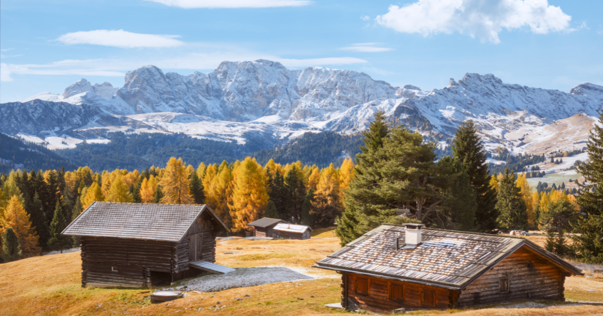 First Snow in Switzerland This Autumn