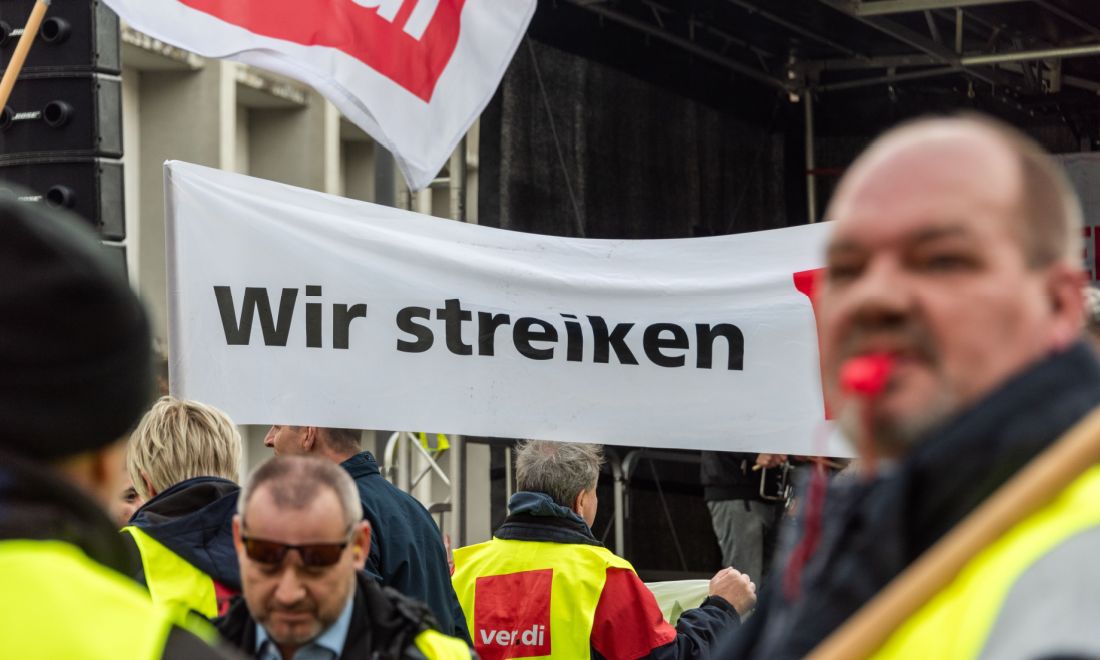 Public sector strikes in Germany