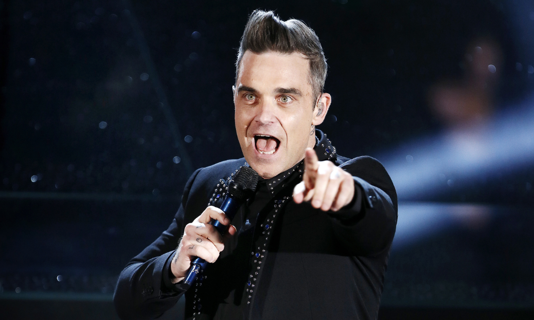 British pop star Robbie Williams