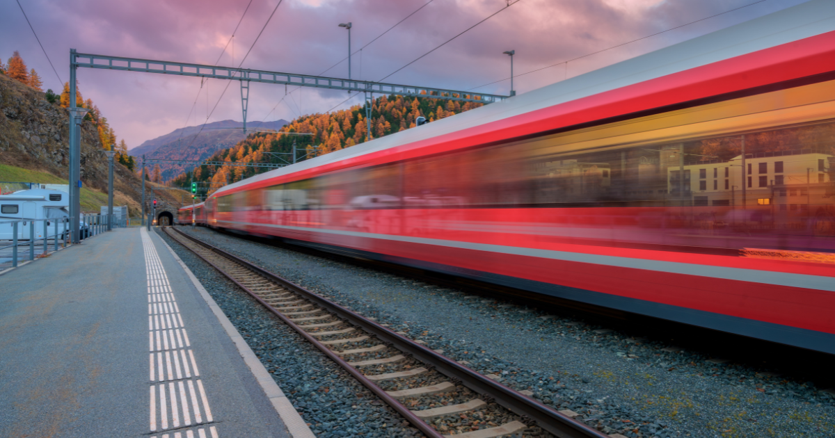 High Speed Train in Switzerland
