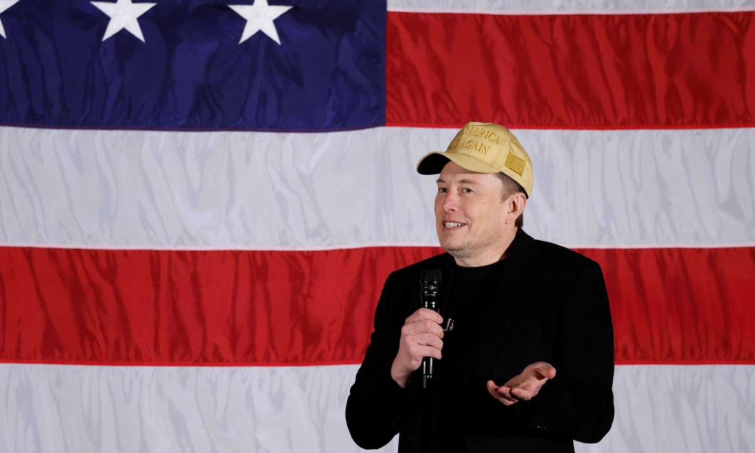 Portrait of Elon Musk