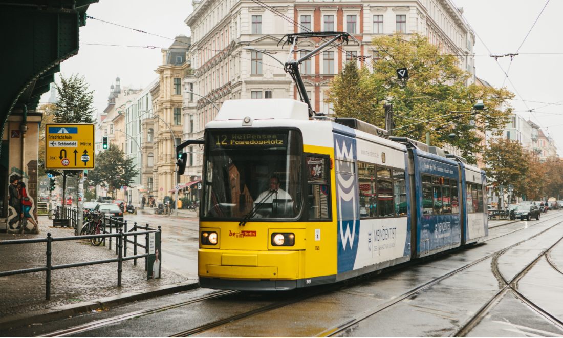 Public transport strike in Germany