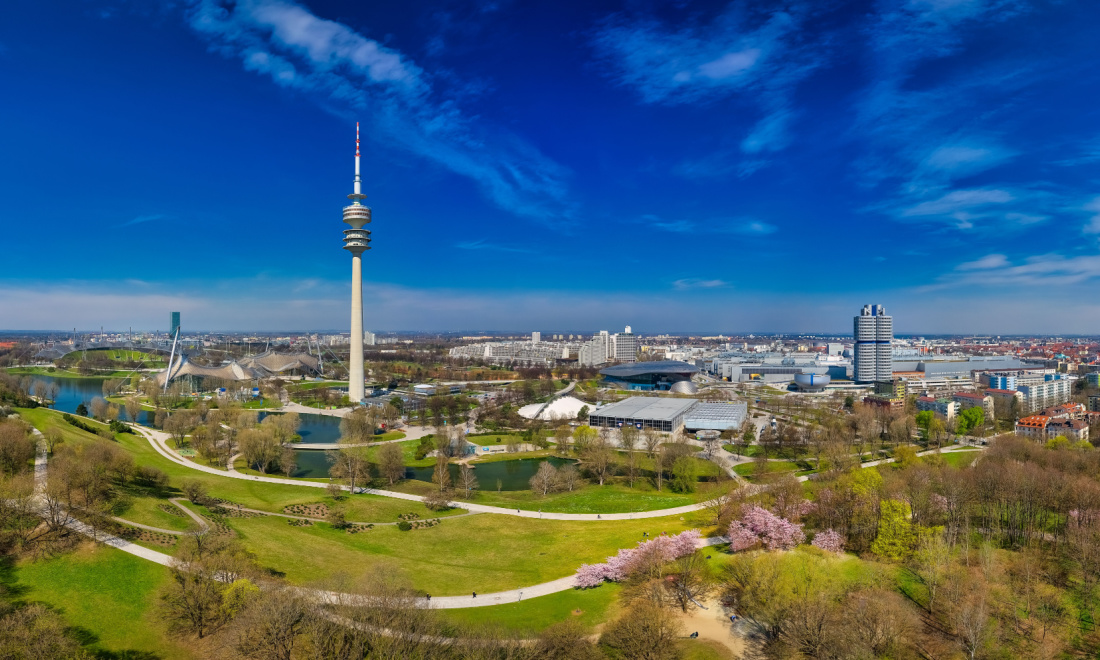 skyline of munich, home of the tum school of management