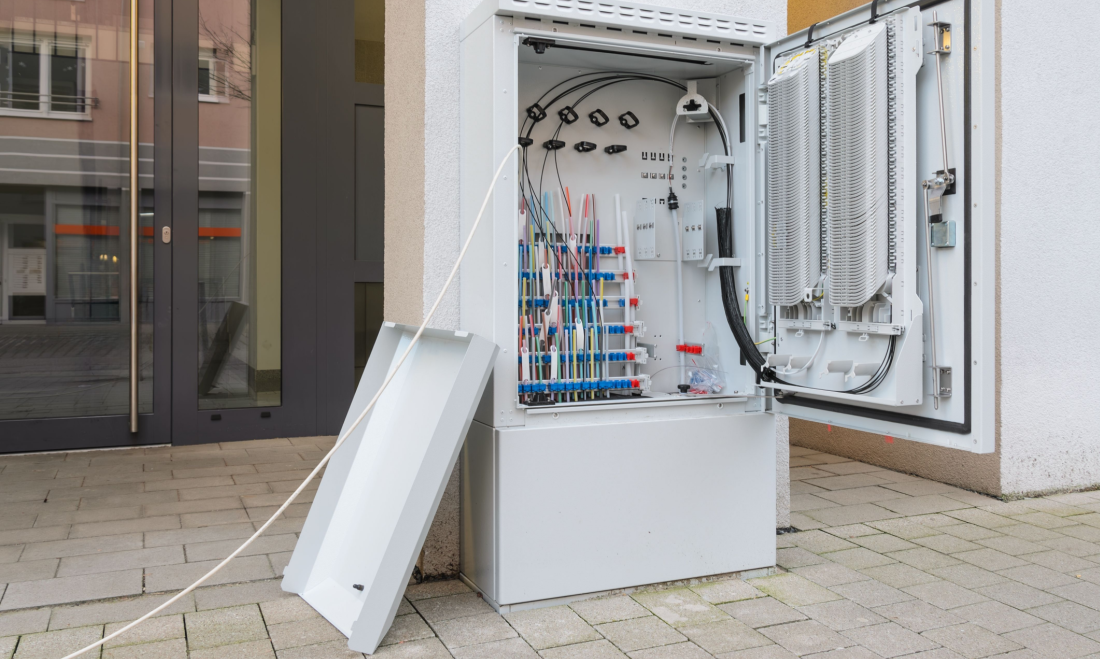 Fibre optic internet connection in Berlin