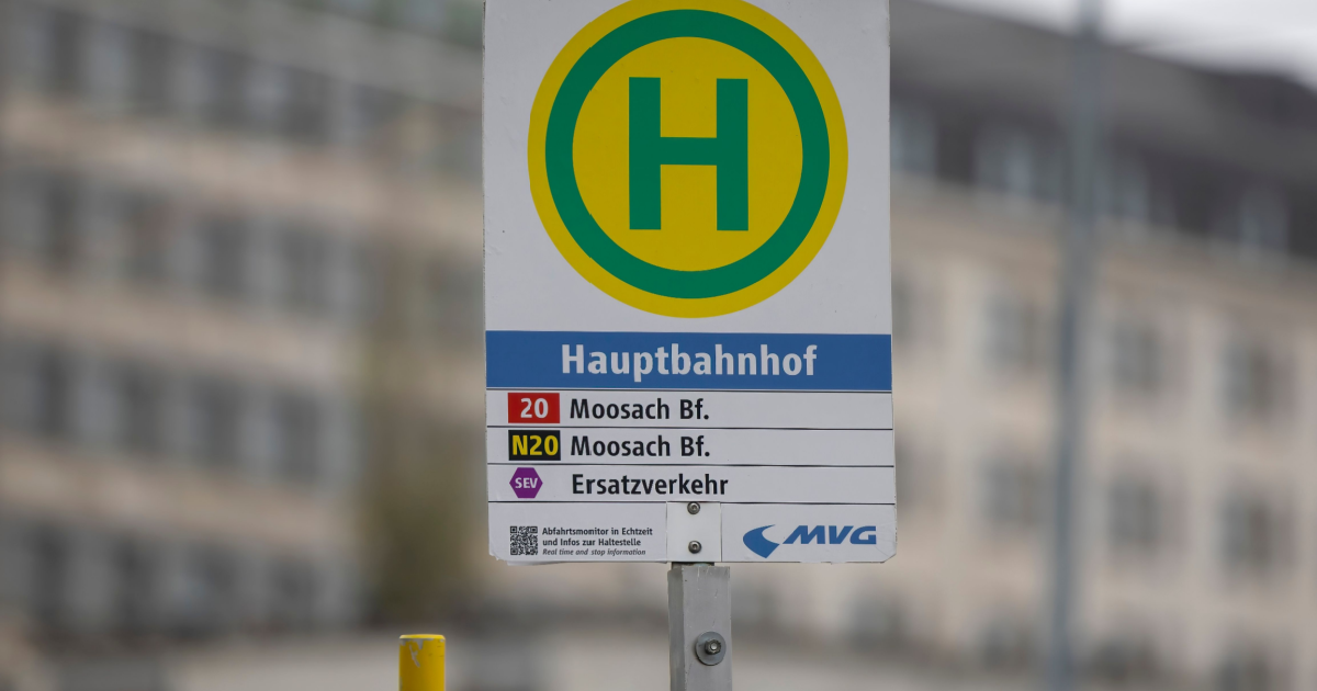Bus Stop Sign Germany
