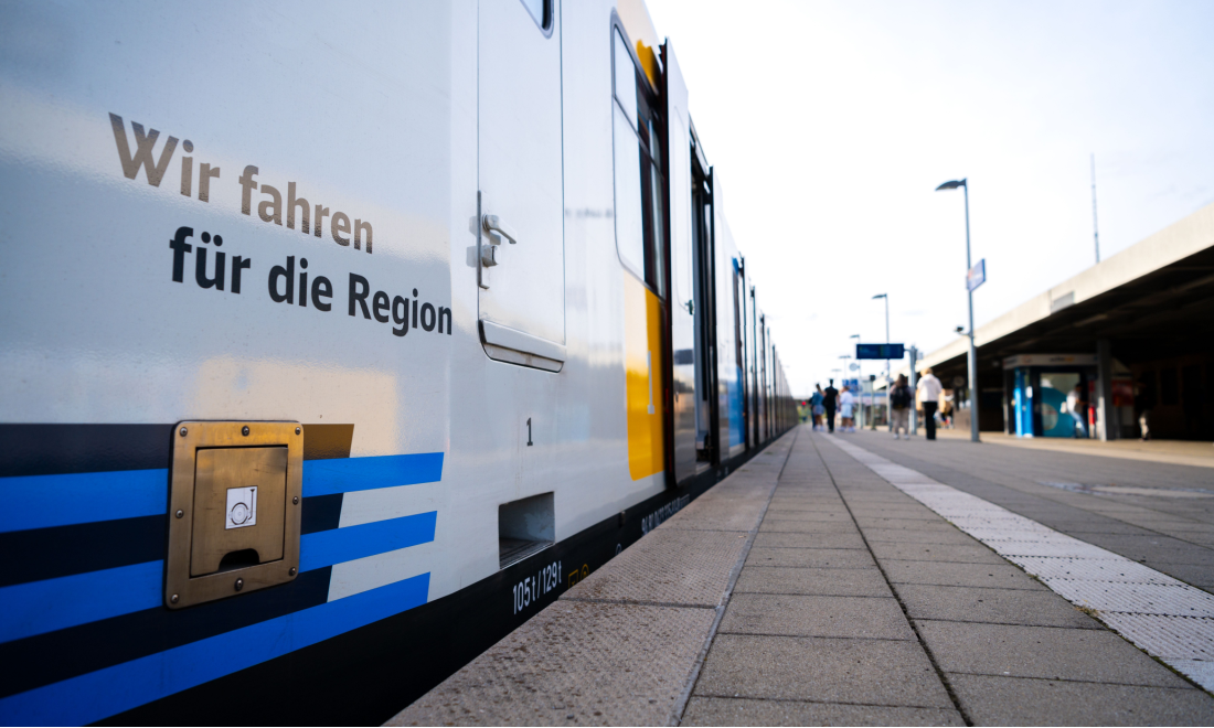 Fast public transport in Stuttgart, Germany