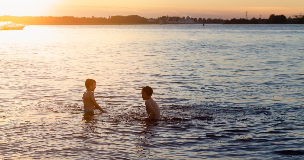 Boys Drowning Heatwave Germany