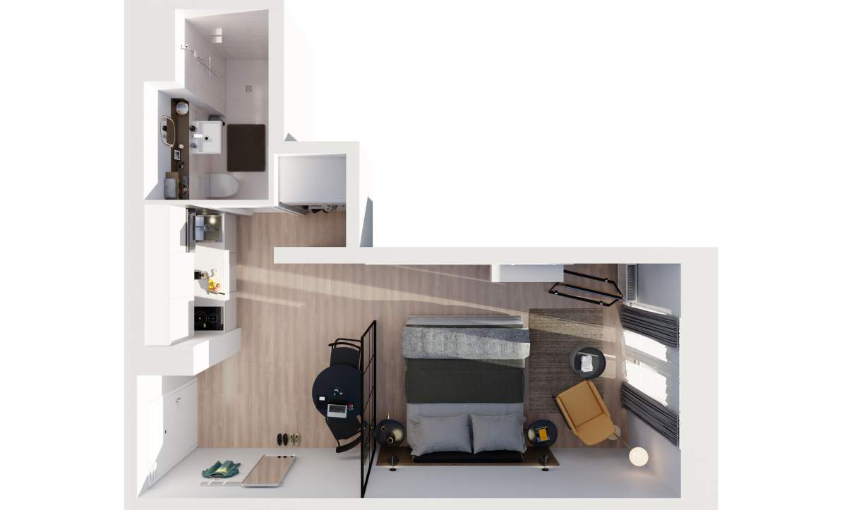 Apartment, Hammerbrook Sachsenstraße, Hamburg