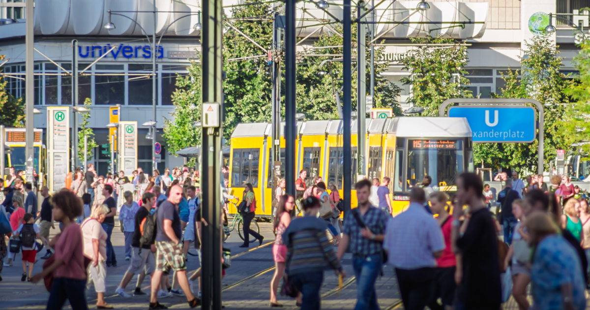 Busy Street Berlin