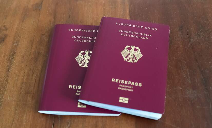 two german passports german citizenship