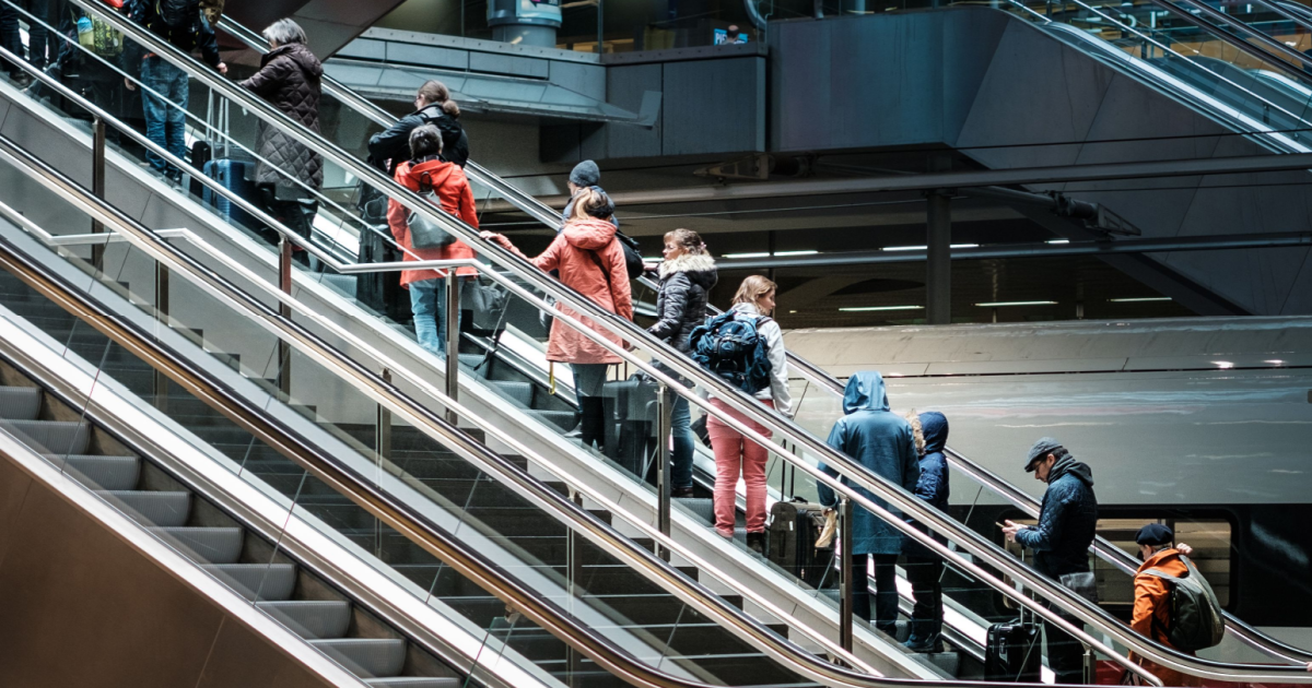 Leaving Germany Escalator
