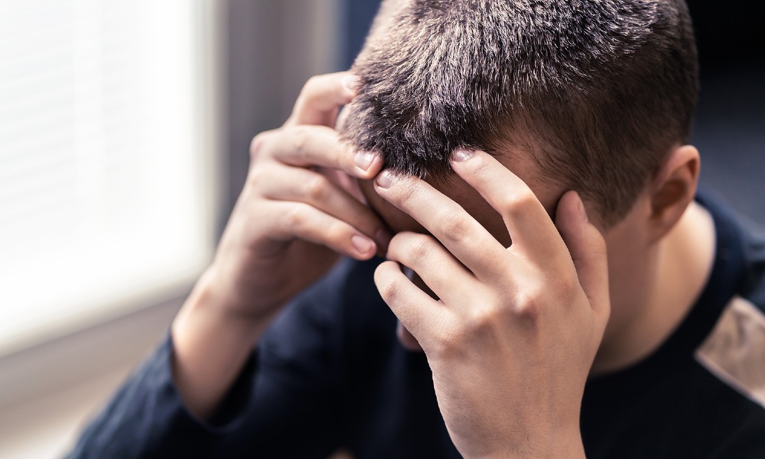 Stress mental health burn out teenagers missing school the Netherlands