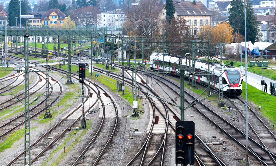 Train in Konstanz, Germany