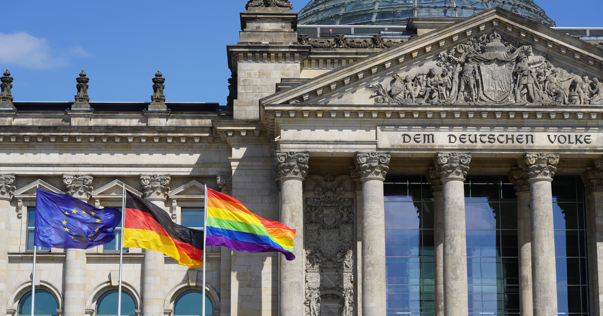 Pride Flag Bundestag