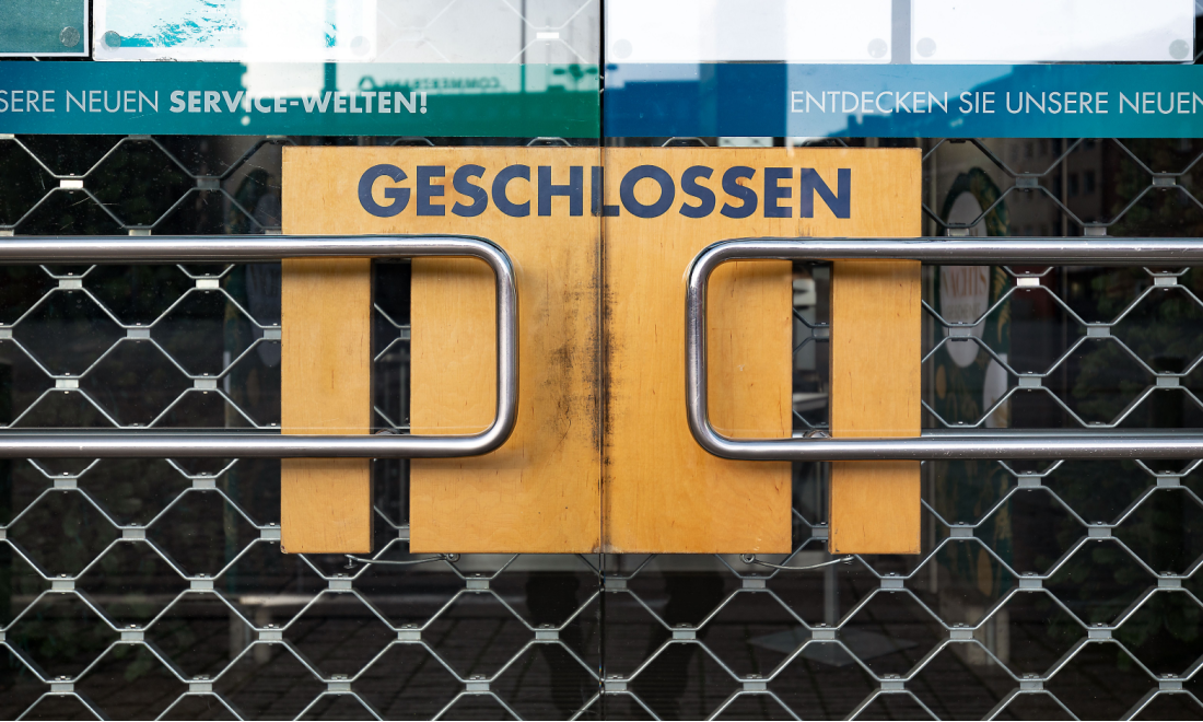 Shops closed in Germany