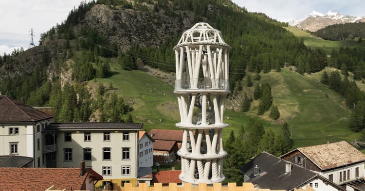 World's tallest 3D-printed building opens in Switzerland