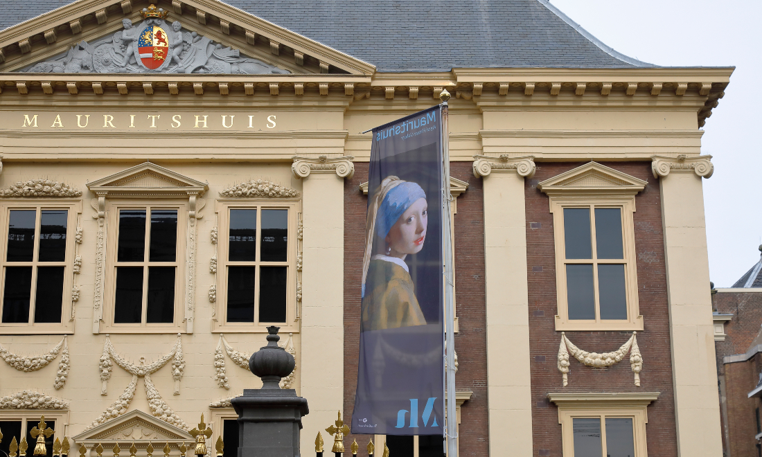 Girl with a Pearl Earring at the Mauritshuis in The Hague