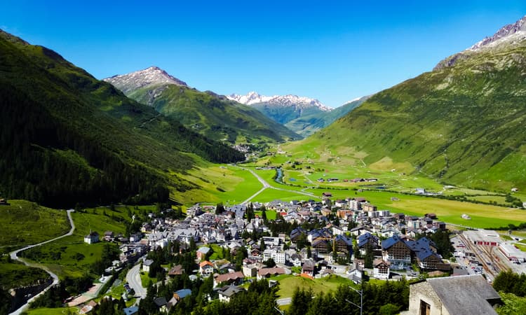 Andermatt named one of the most "exciting" travel destinations by BBC