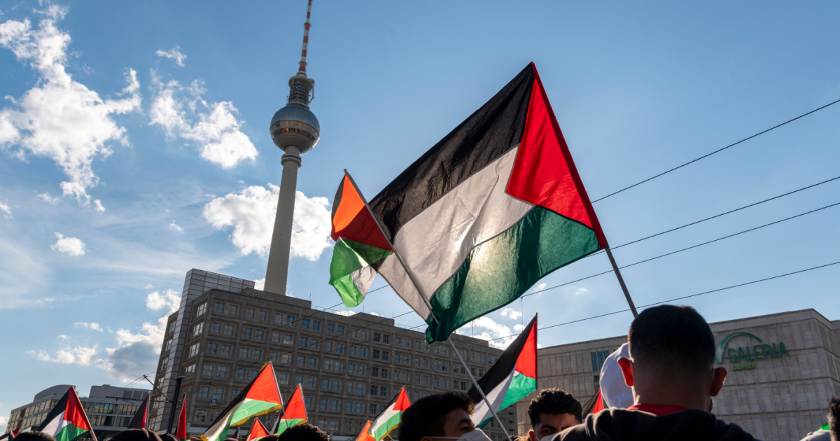 Mass Palestine Demo Berlin 2025