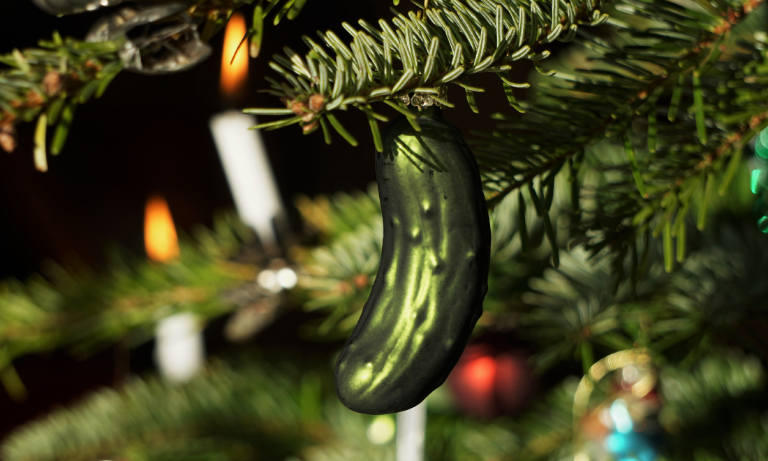 christmas pickle ornament german tradition