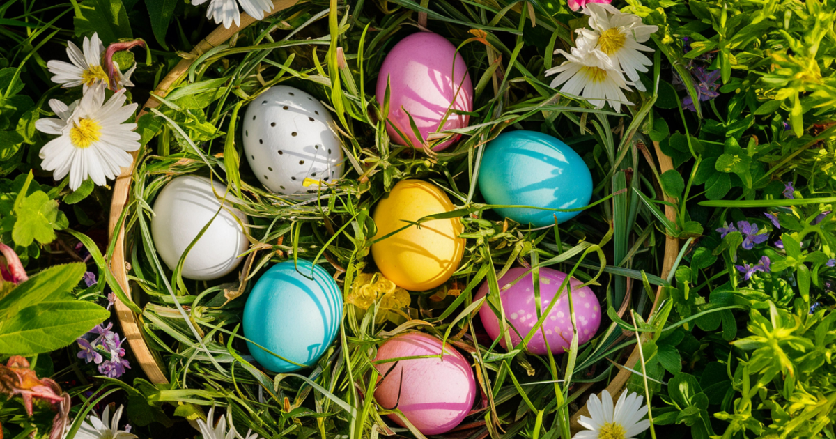 Who brings Easter eggs to children in Switzerland?