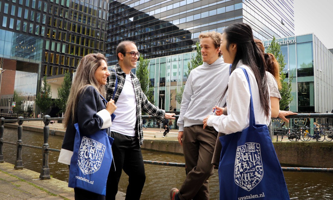 UvA Talen language students