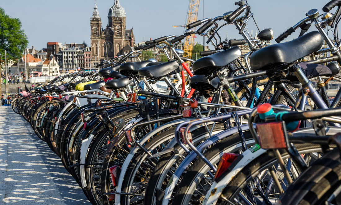 Bicycle parking Amsterdam