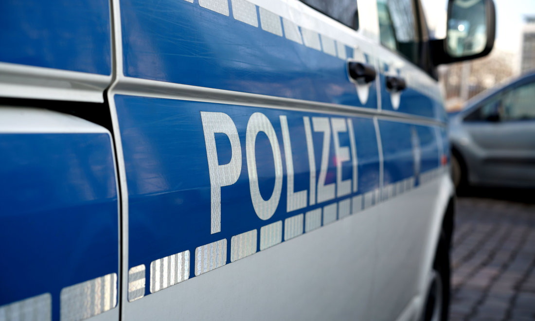 Police van in Germany