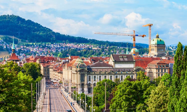 Swiss cities up to 10C hotter than countryside in heatwaves, say experts