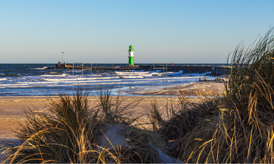 Beach in Mecklenburg-Vorpommern Germany
