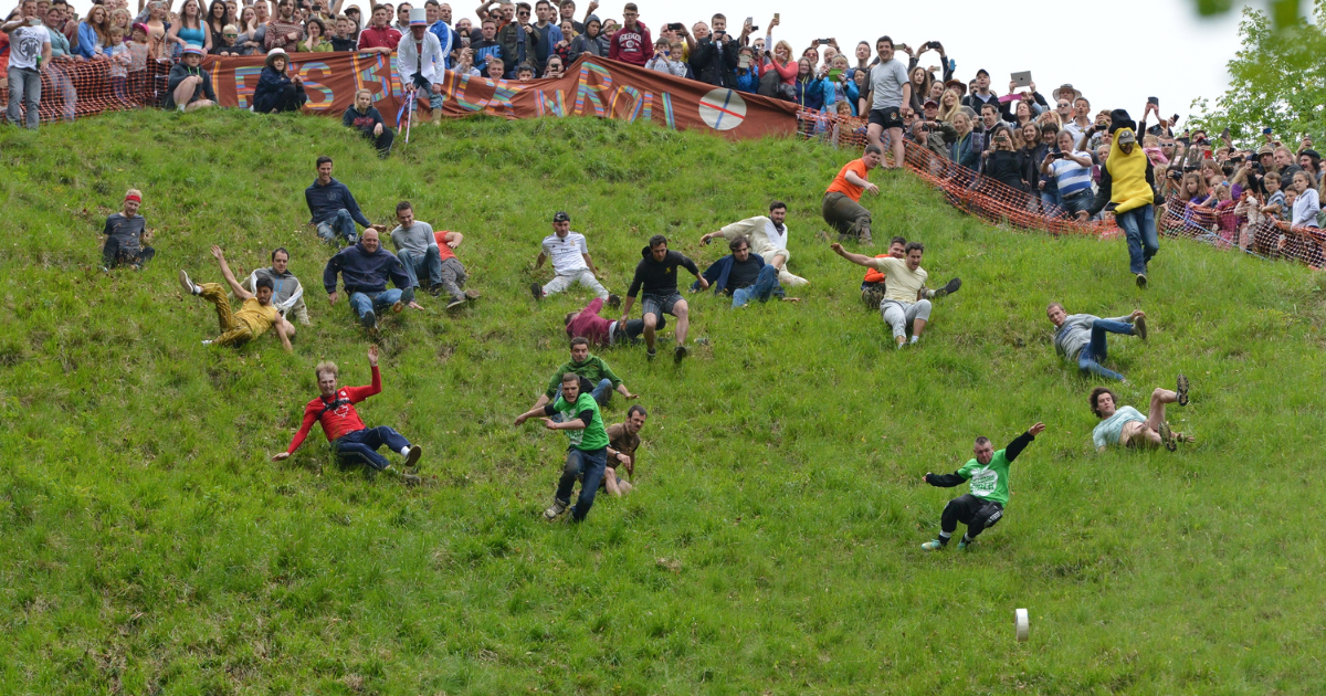 Dutchman becomes first from the Netherlands to win British cheese rolling race