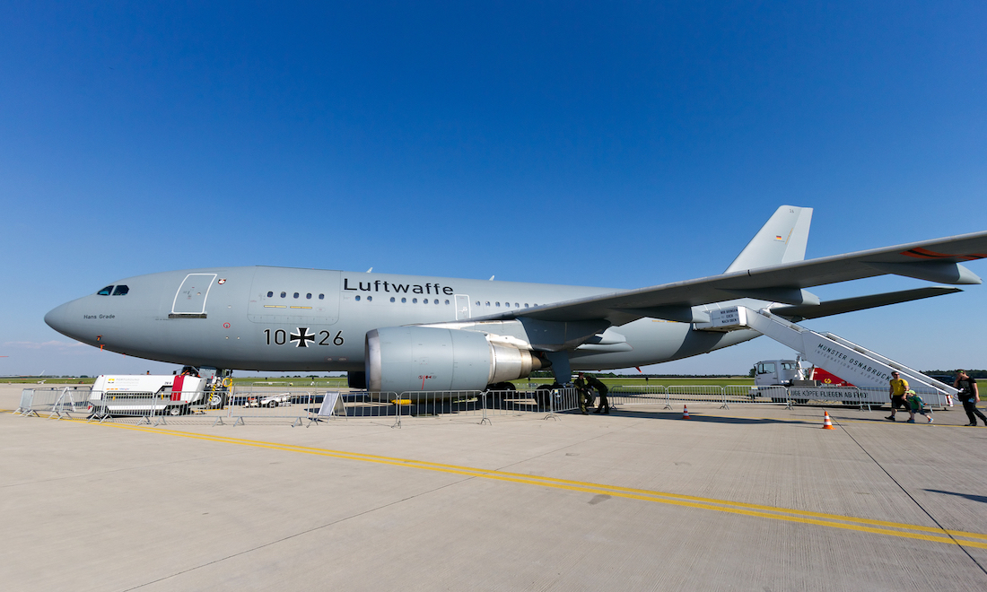 A310 aircraft used to carry patients