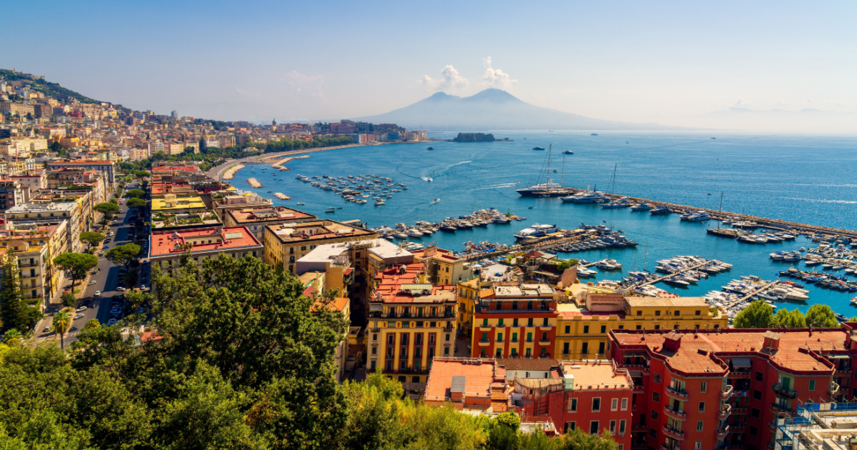 Train to Naples Italy