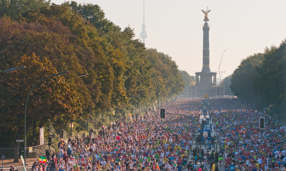 Record number of runners at Berlin Marathon 2024
