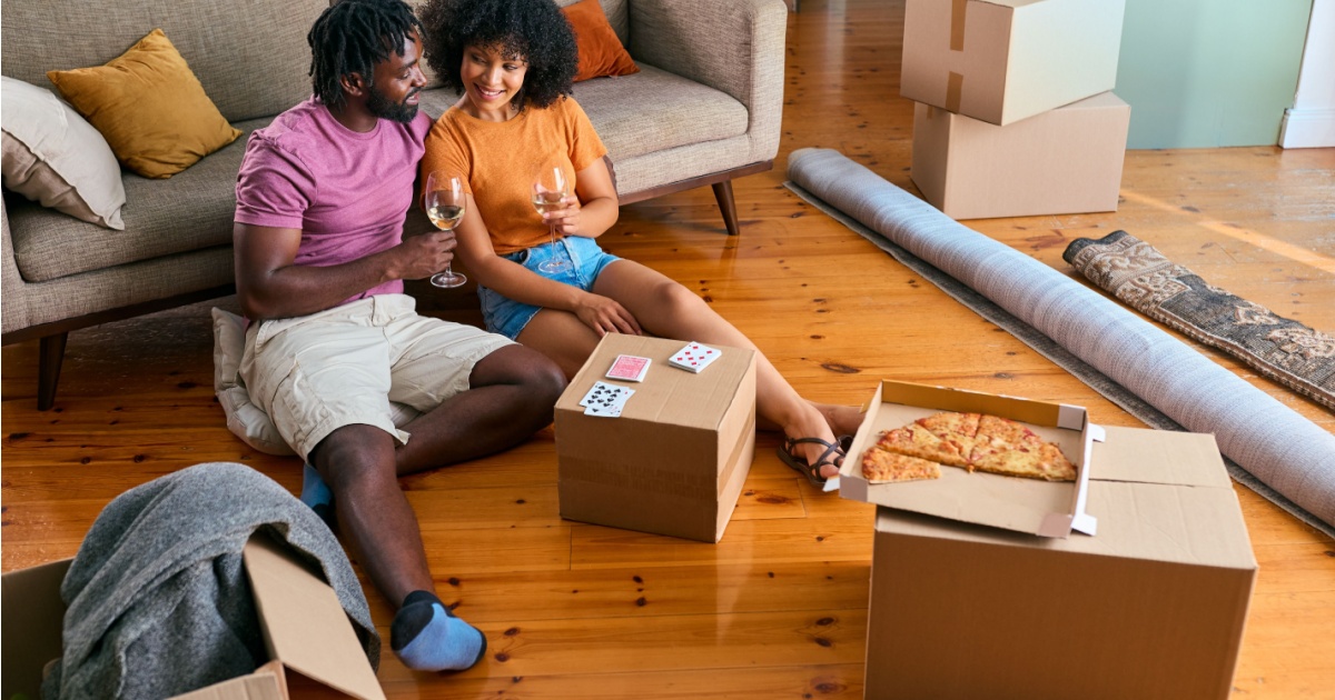 Couple Moving