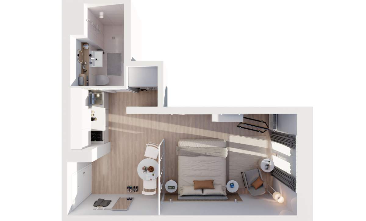 Apartment, Hammerbrook Sachsenstraße, Hamburg