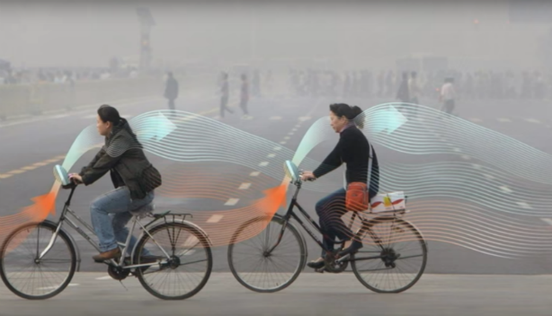 Dutch design filtering city smog gets picked up by Chinese bike sharing app - Main image / Thumbnail (1100 x 660)