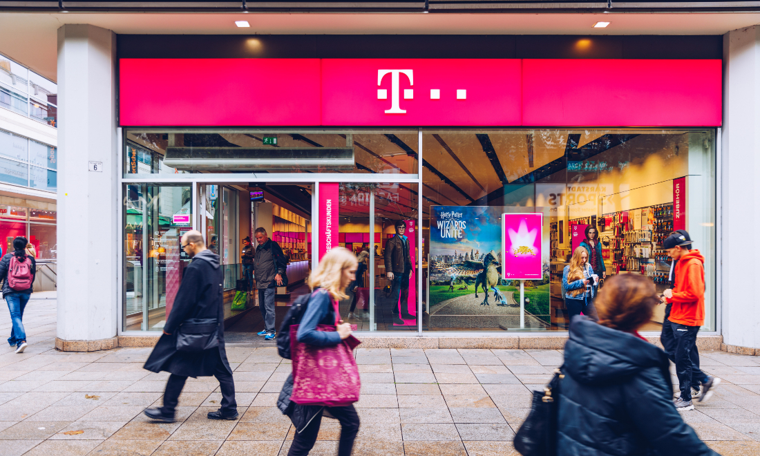 T-Mobile store in Stuttgart, Germany