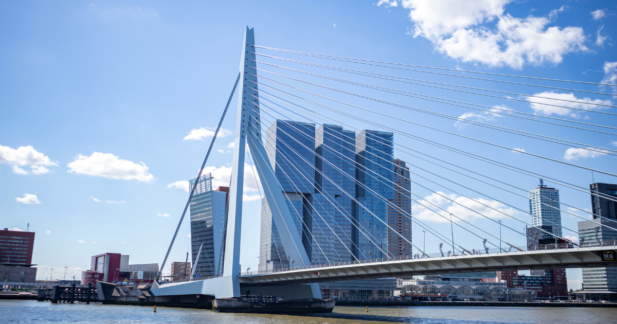 Erasmus Bridge in Rotterdam closed until July 3 for repairs