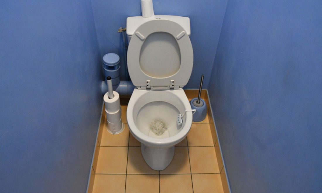 A toilet in Germany