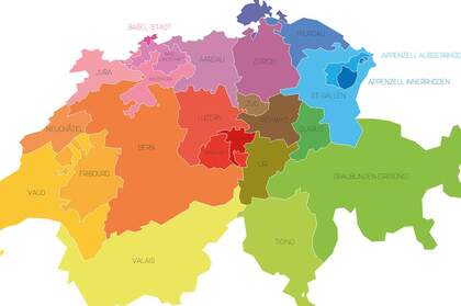 Swiss counties (Cantons)